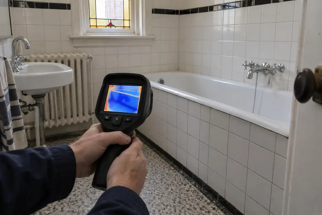 Lekdetectie Opheusden – onderzoek in een badkamer van een oudere woning